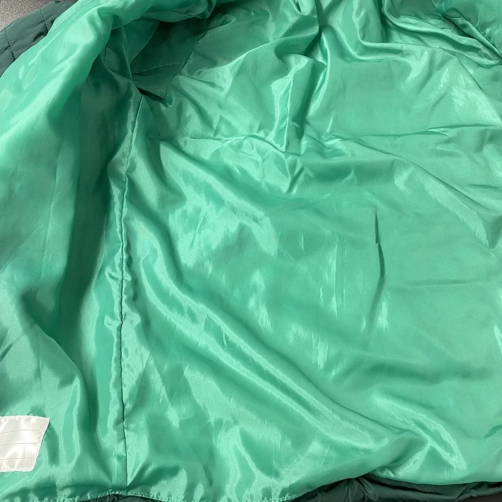 Falls Creek Jacket Girls‎ XL Green Quilted Full Zip Lightweight Insulated Puffer